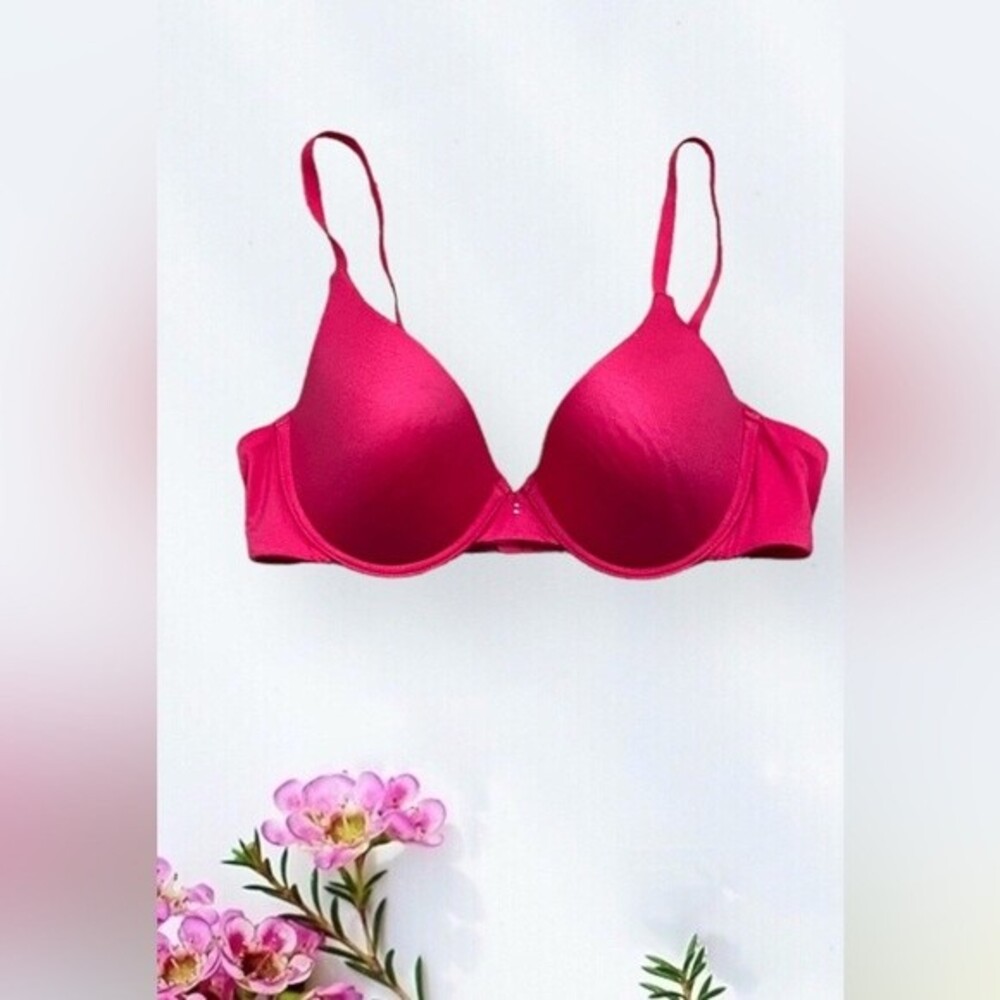 Maidenform Self Expressions Push Up Red Bra Size 36B